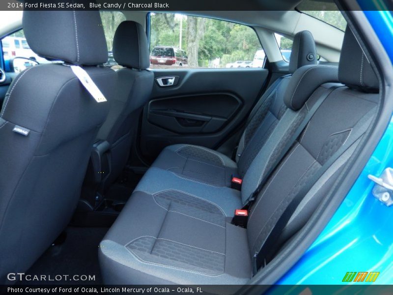 Rear Seat of 2014 Fiesta SE Sedan