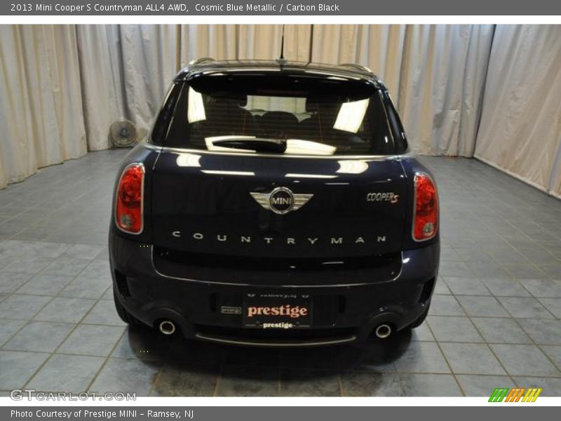 Cosmic Blue Metallic / Carbon Black 2013 Mini Cooper S Countryman ALL4 AWD