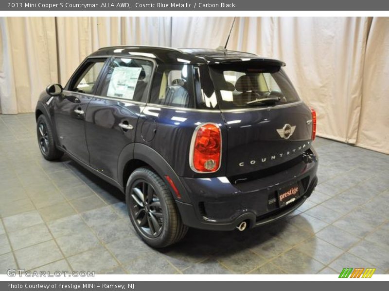 Cosmic Blue Metallic / Carbon Black 2013 Mini Cooper S Countryman ALL4 AWD