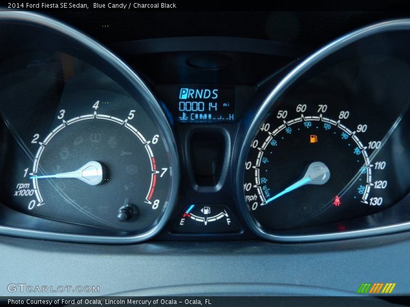  2014 Fiesta SE Sedan SE Sedan Gauges