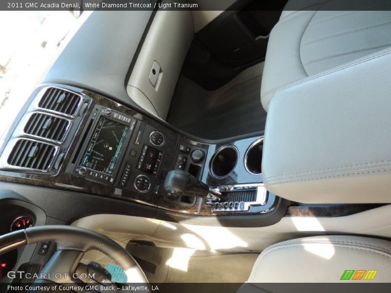 White Diamond Tintcoat / Light Titanium 2011 GMC Acadia Denali