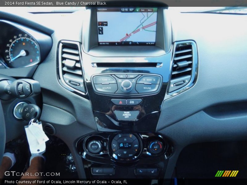 Controls of 2014 Fiesta SE Sedan