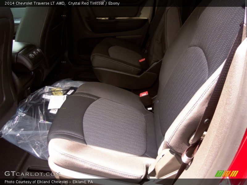 Crystal Red Tintcoat / Ebony 2014 Chevrolet Traverse LT AWD