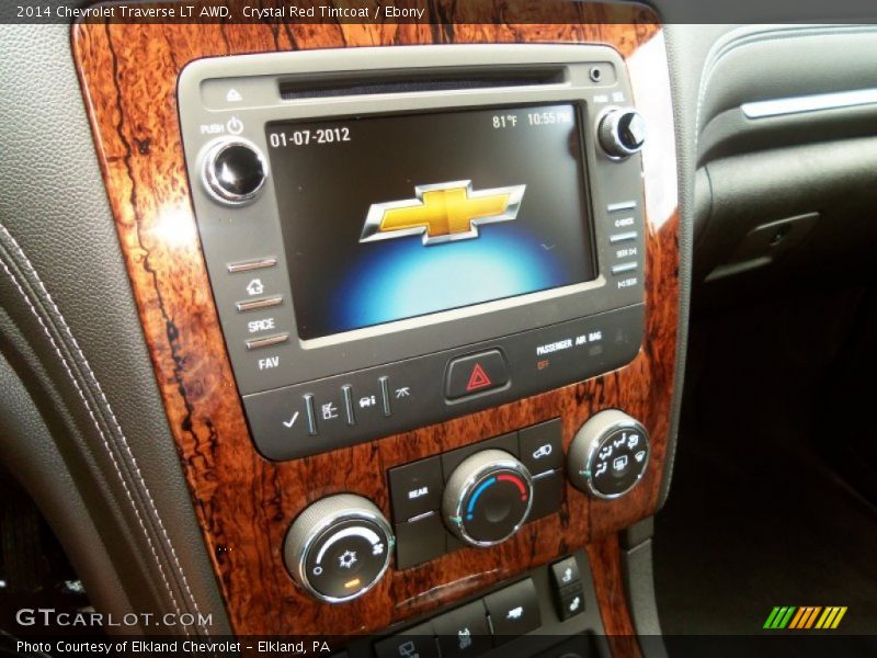 Controls of 2014 Traverse LT AWD