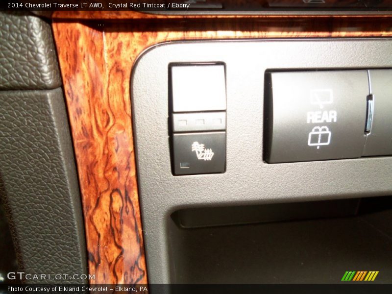 Crystal Red Tintcoat / Ebony 2014 Chevrolet Traverse LT AWD