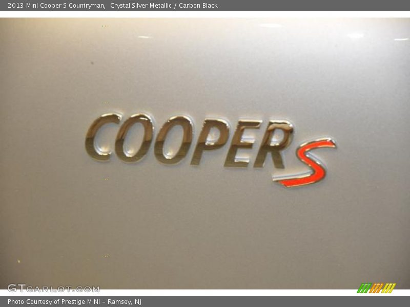 Crystal Silver Metallic / Carbon Black 2013 Mini Cooper S Countryman