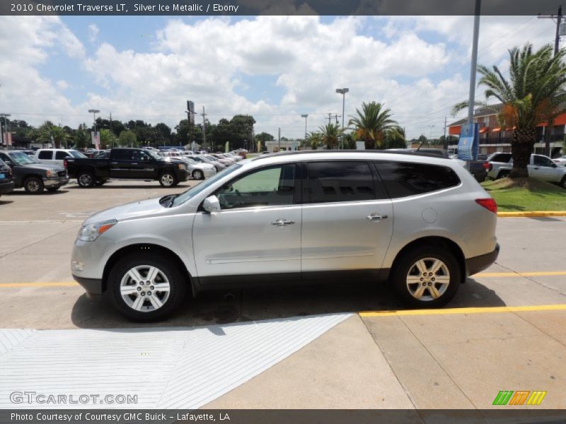 Silver Ice Metallic / Ebony 2010 Chevrolet Traverse LT