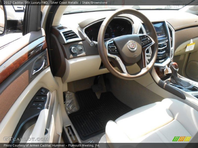 Silver Coast Metallic / Shale/Brownstone 2013 Cadillac SRX Luxury FWD