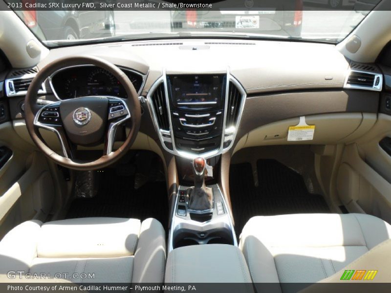 Silver Coast Metallic / Shale/Brownstone 2013 Cadillac SRX Luxury FWD