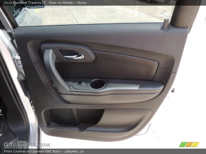 Silver Ice Metallic / Ebony 2010 Chevrolet Traverse LT