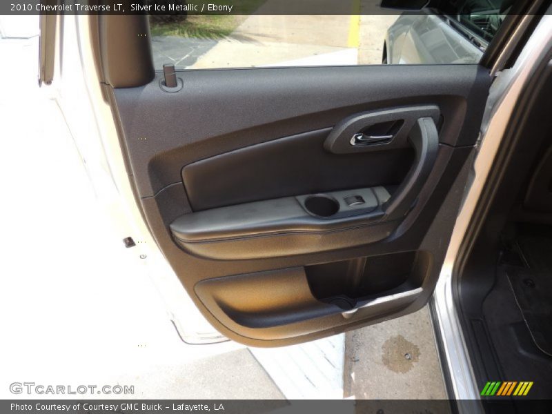Silver Ice Metallic / Ebony 2010 Chevrolet Traverse LT