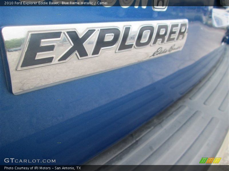 Blue Flame Metallic / Camel 2010 Ford Explorer Eddie Bauer