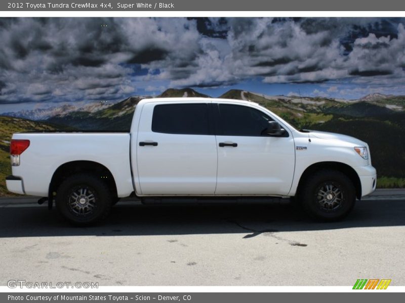 Super White / Black 2012 Toyota Tundra CrewMax 4x4