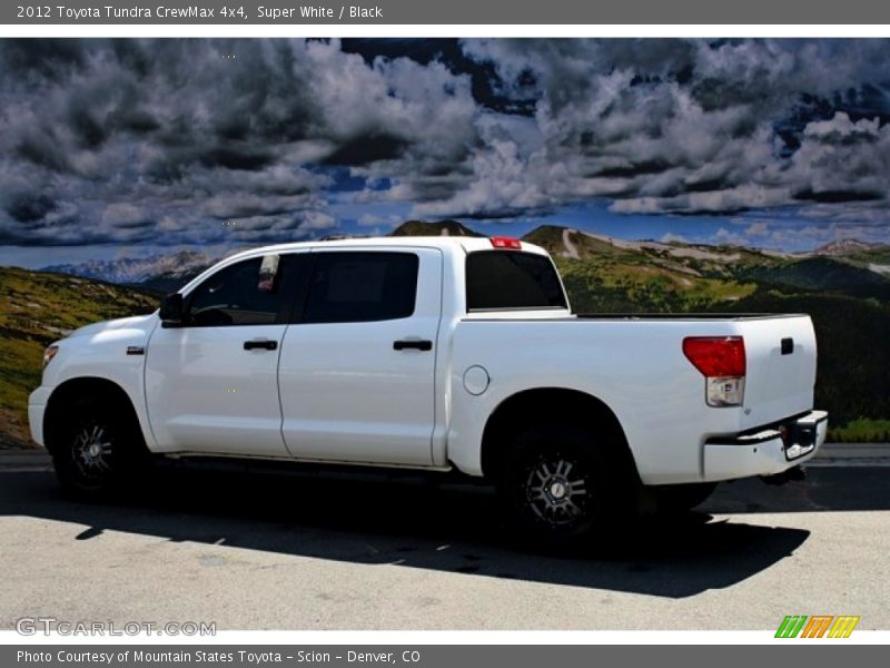 Super White / Black 2012 Toyota Tundra CrewMax 4x4