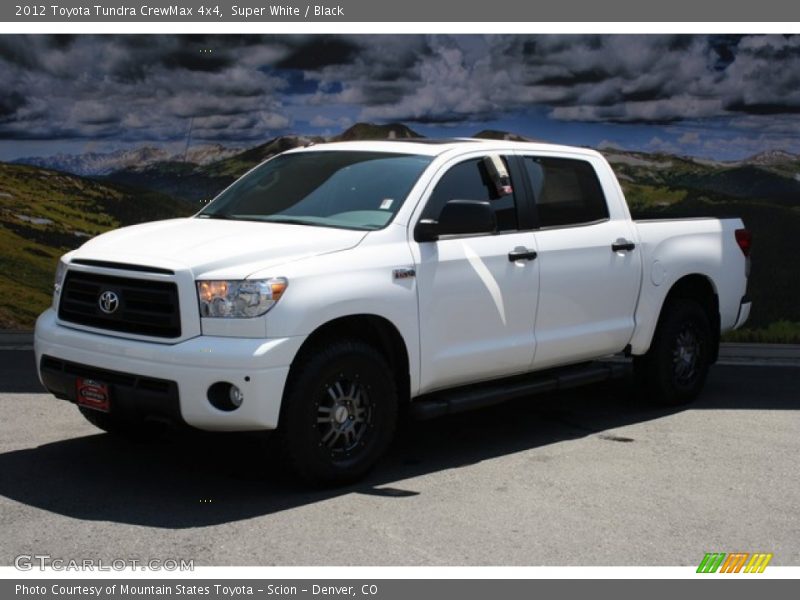 Super White / Black 2012 Toyota Tundra CrewMax 4x4