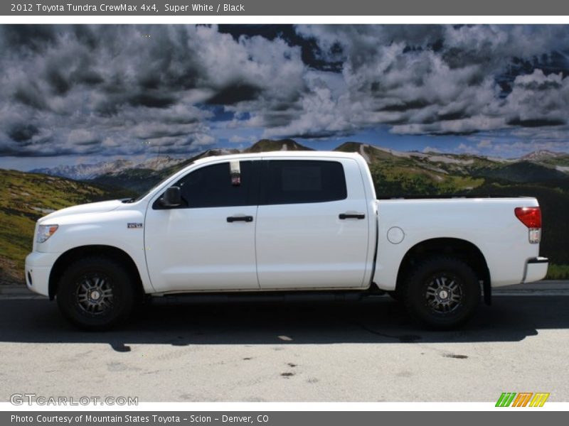 Super White / Black 2012 Toyota Tundra CrewMax 4x4