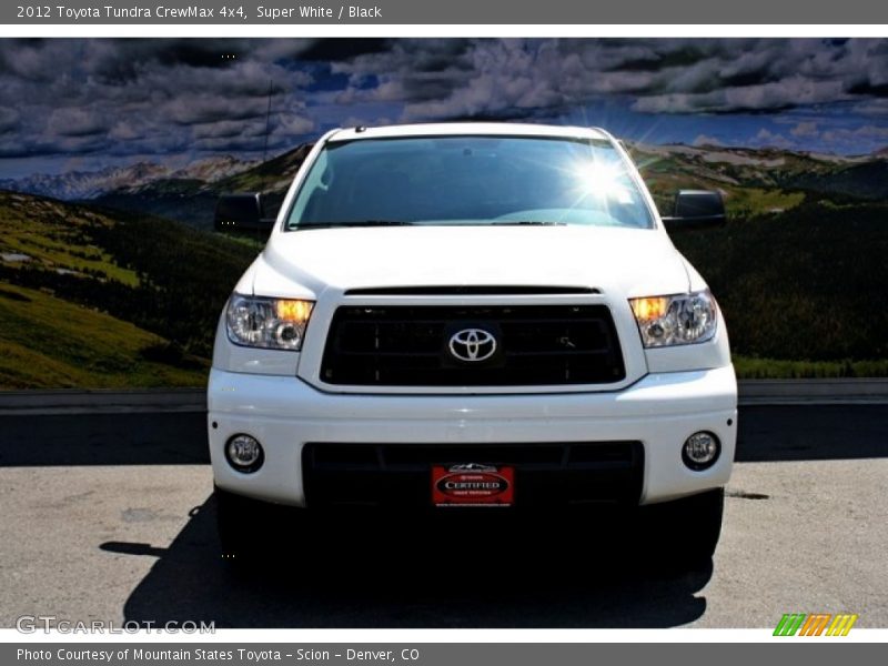 Super White / Black 2012 Toyota Tundra CrewMax 4x4
