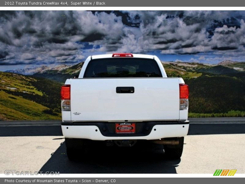 Super White / Black 2012 Toyota Tundra CrewMax 4x4