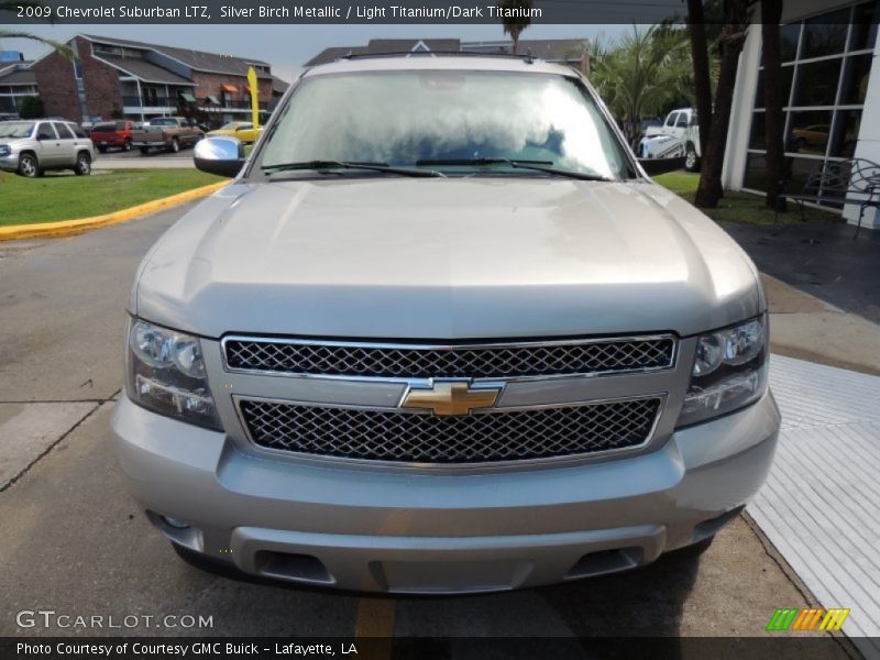 Silver Birch Metallic / Light Titanium/Dark Titanium 2009 Chevrolet Suburban LTZ