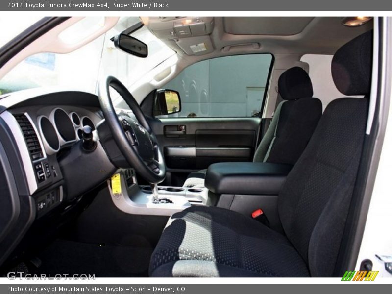Super White / Black 2012 Toyota Tundra CrewMax 4x4