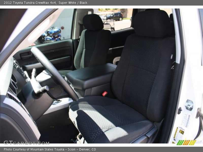 Super White / Black 2012 Toyota Tundra CrewMax 4x4