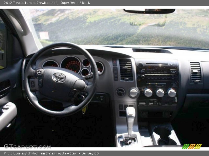 Super White / Black 2012 Toyota Tundra CrewMax 4x4
