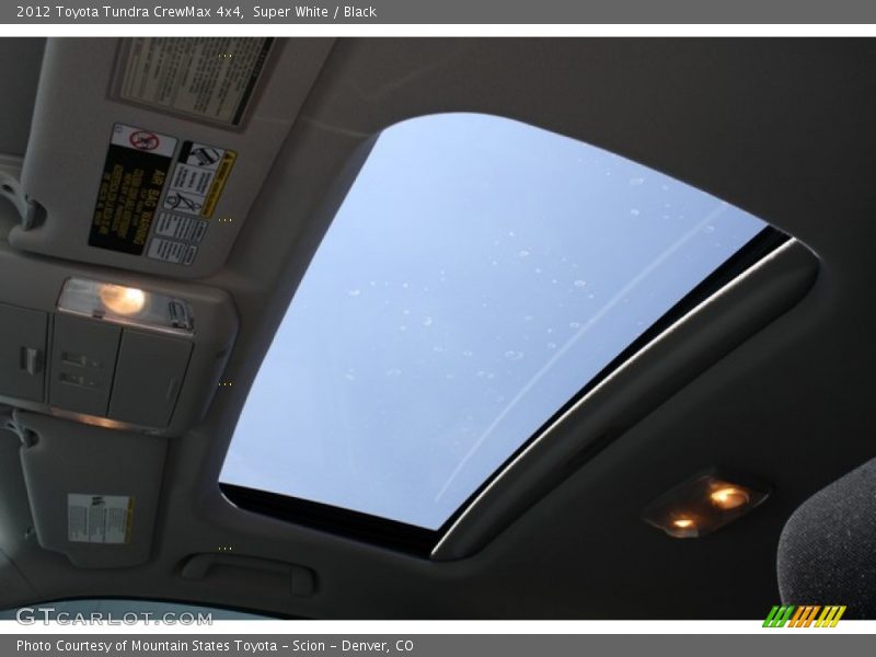 Super White / Black 2012 Toyota Tundra CrewMax 4x4