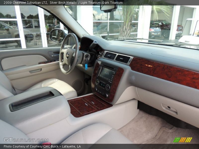 Silver Birch Metallic / Light Titanium/Dark Titanium 2009 Chevrolet Suburban LTZ