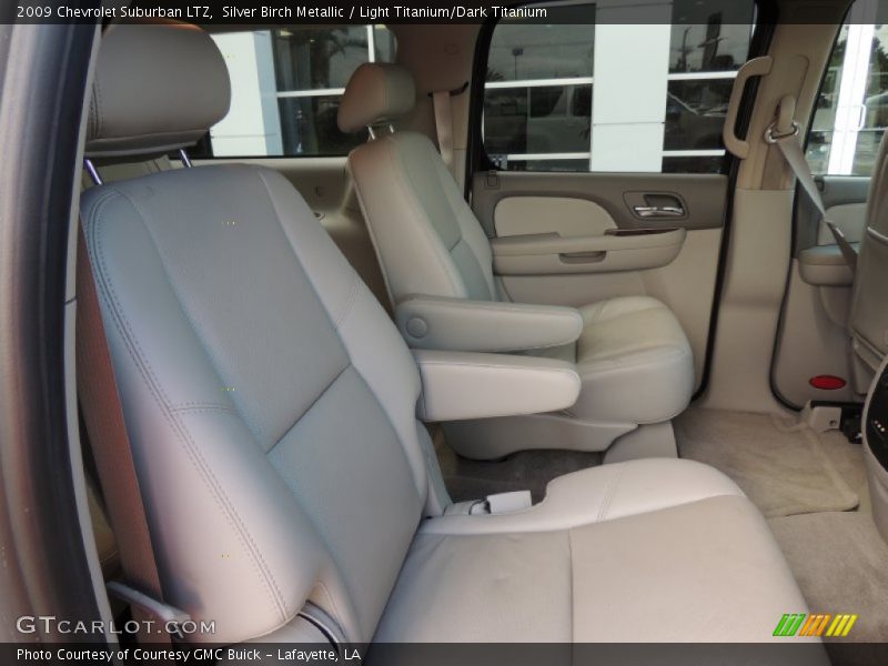 Silver Birch Metallic / Light Titanium/Dark Titanium 2009 Chevrolet Suburban LTZ