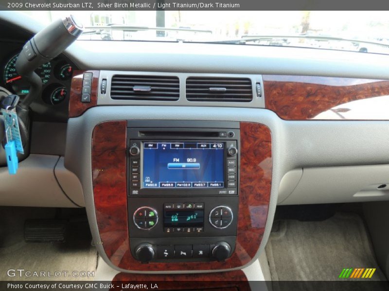 Silver Birch Metallic / Light Titanium/Dark Titanium 2009 Chevrolet Suburban LTZ