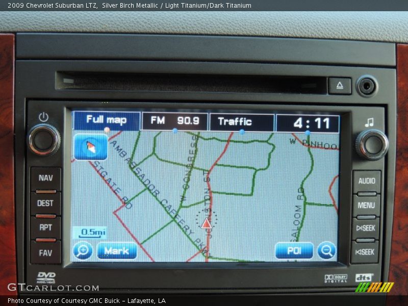 Silver Birch Metallic / Light Titanium/Dark Titanium 2009 Chevrolet Suburban LTZ