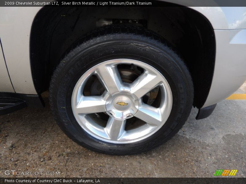 Silver Birch Metallic / Light Titanium/Dark Titanium 2009 Chevrolet Suburban LTZ