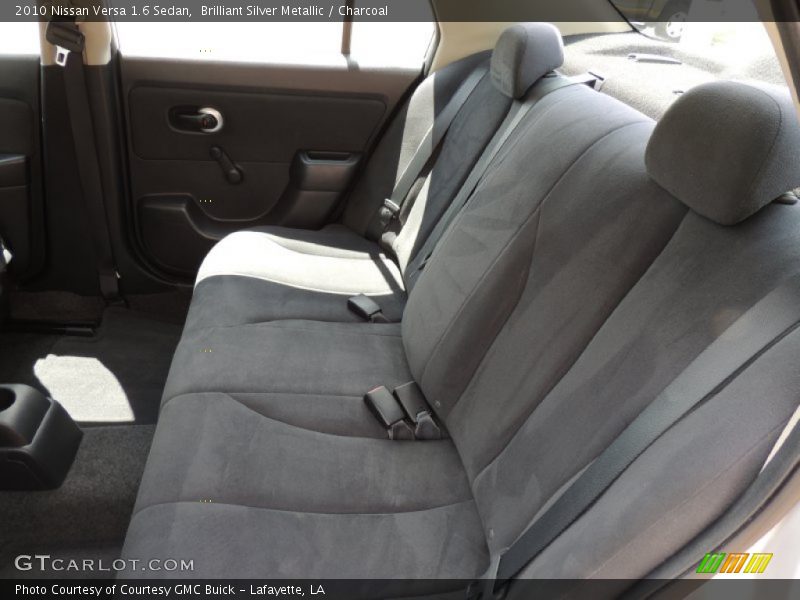 Brilliant Silver Metallic / Charcoal 2010 Nissan Versa 1.6 Sedan