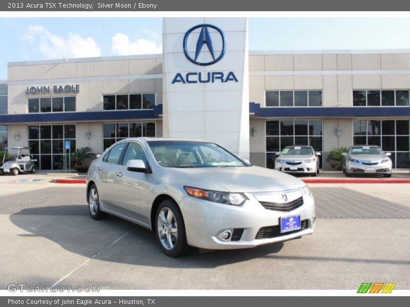 Silver Moon / Ebony 2013 Acura TSX Technology