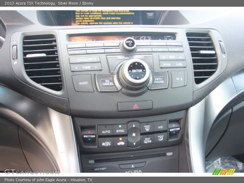 Silver Moon / Ebony 2013 Acura TSX Technology