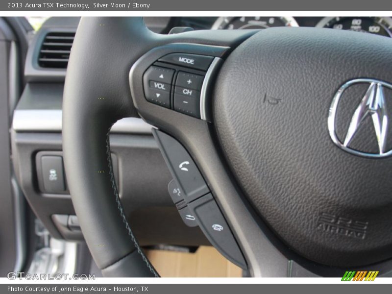 Silver Moon / Ebony 2013 Acura TSX Technology