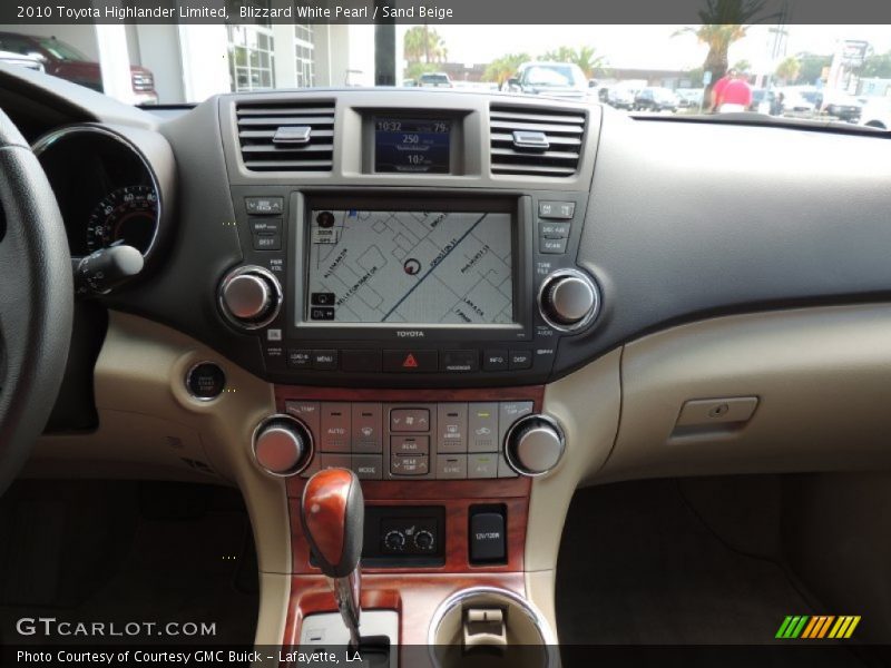 Blizzard White Pearl / Sand Beige 2010 Toyota Highlander Limited