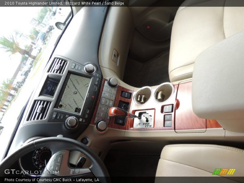 Blizzard White Pearl / Sand Beige 2010 Toyota Highlander Limited