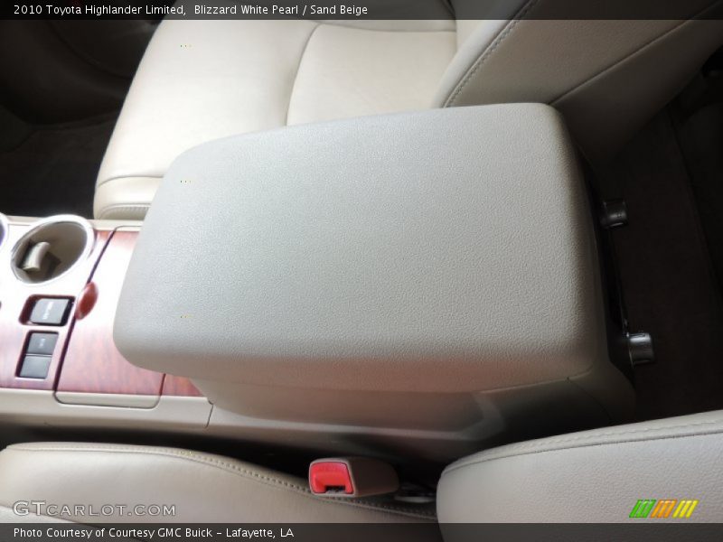 Blizzard White Pearl / Sand Beige 2010 Toyota Highlander Limited