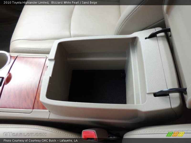 Blizzard White Pearl / Sand Beige 2010 Toyota Highlander Limited