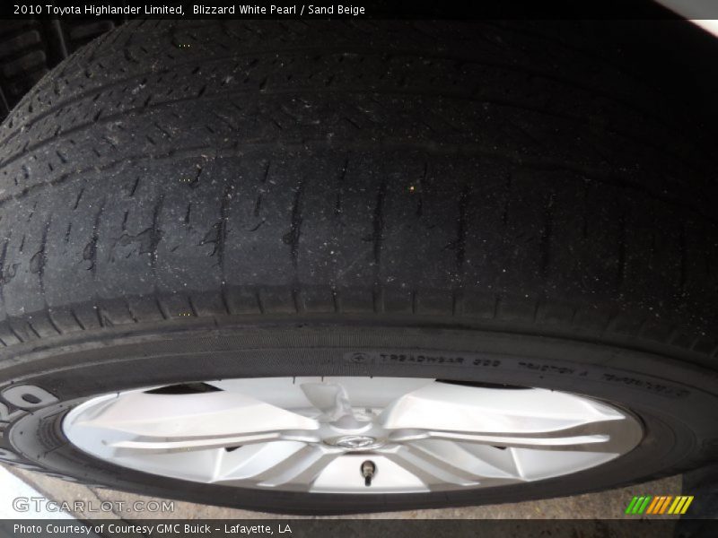 Blizzard White Pearl / Sand Beige 2010 Toyota Highlander Limited