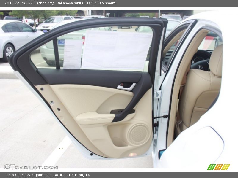Bellanova White Pearl / Parchment 2013 Acura TSX Technology
