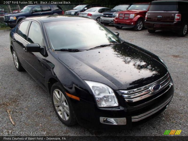 Black / Charcoal Black 2007 Ford Fusion SEL V6