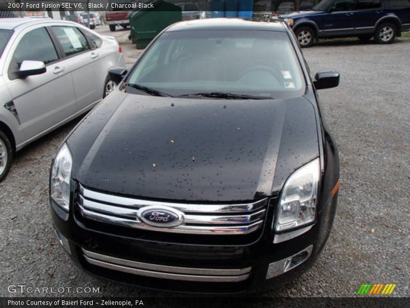 Black / Charcoal Black 2007 Ford Fusion SEL V6