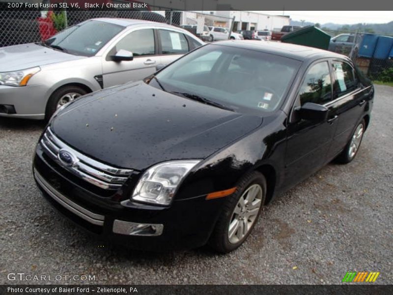 Black / Charcoal Black 2007 Ford Fusion SEL V6