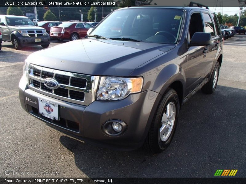 Sterling Grey Metallic / Charcoal Black 2011 Ford Escape XLT