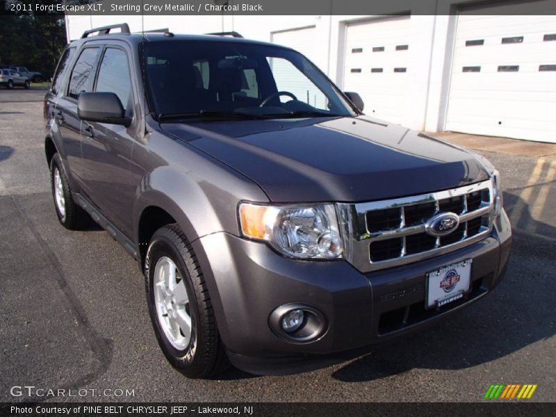 Sterling Grey Metallic / Charcoal Black 2011 Ford Escape XLT