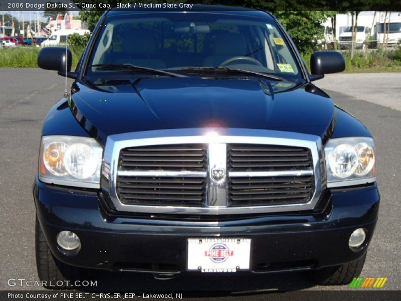 Black / Medium Slate Gray 2006 Dodge Dakota SLT Quad Cab