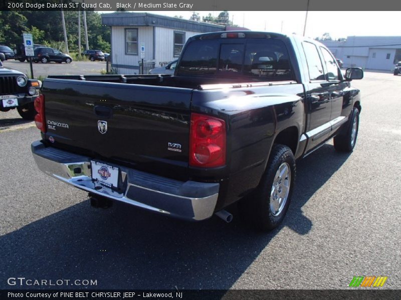 Black / Medium Slate Gray 2006 Dodge Dakota SLT Quad Cab
