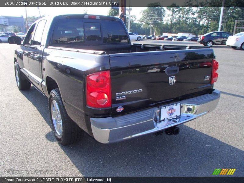 Black / Medium Slate Gray 2006 Dodge Dakota SLT Quad Cab